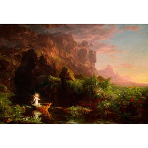 Thomas Cole : The Voyage of Life I - Childhood (1842) - Giclee Fine Art Print