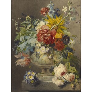 Georgius van Os : Ramo de flores en un jarrón (c. 1802-1850s) - Giclee Fine Art Print