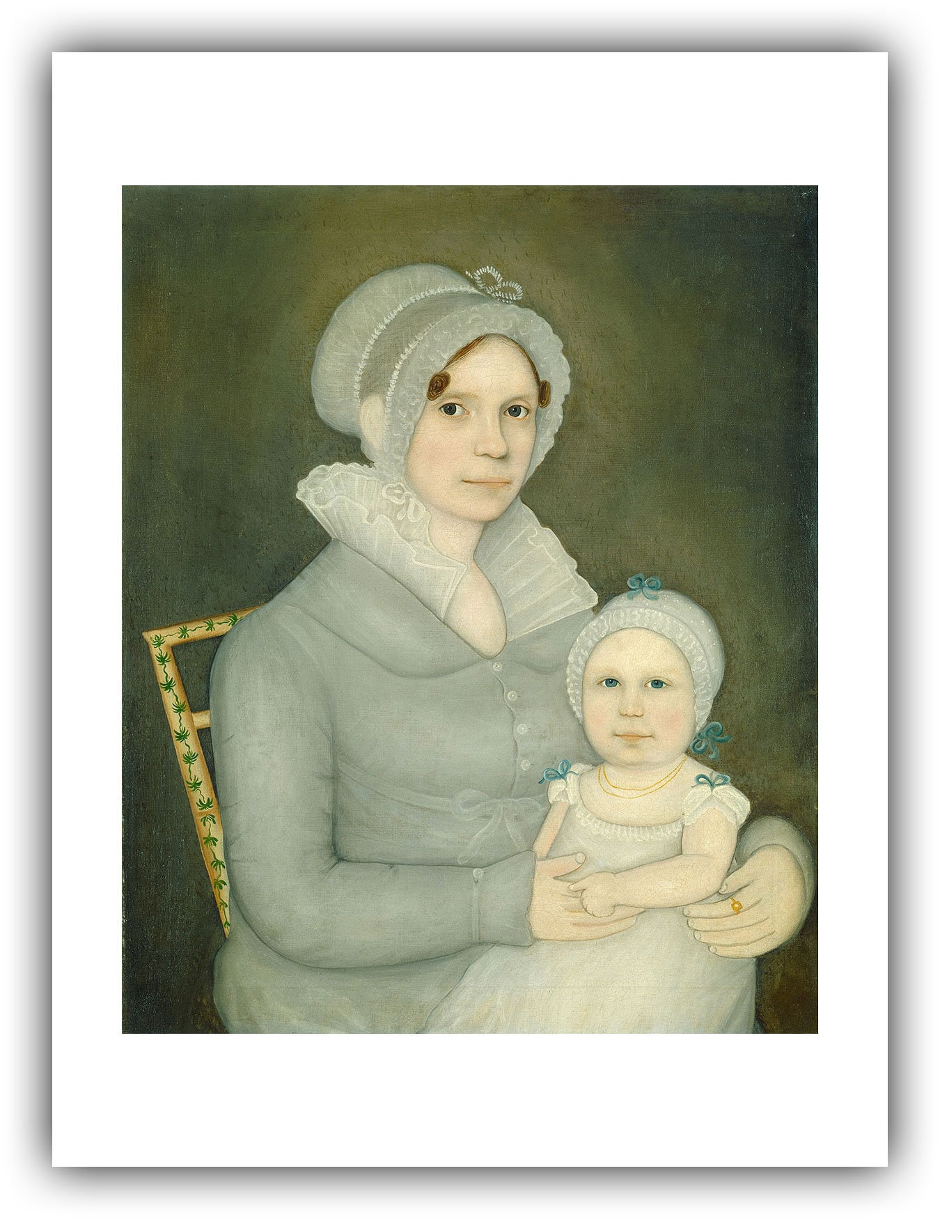 Frederick W. Mayhew : Mrs. John Harrisson and Daughter (c. 1823