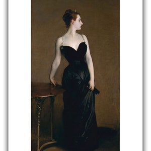John Singer Sargent : Portrait of Madame X Madame Pierre Gautreau 1884 Giclee Fine Art Print 24 x 36 inches