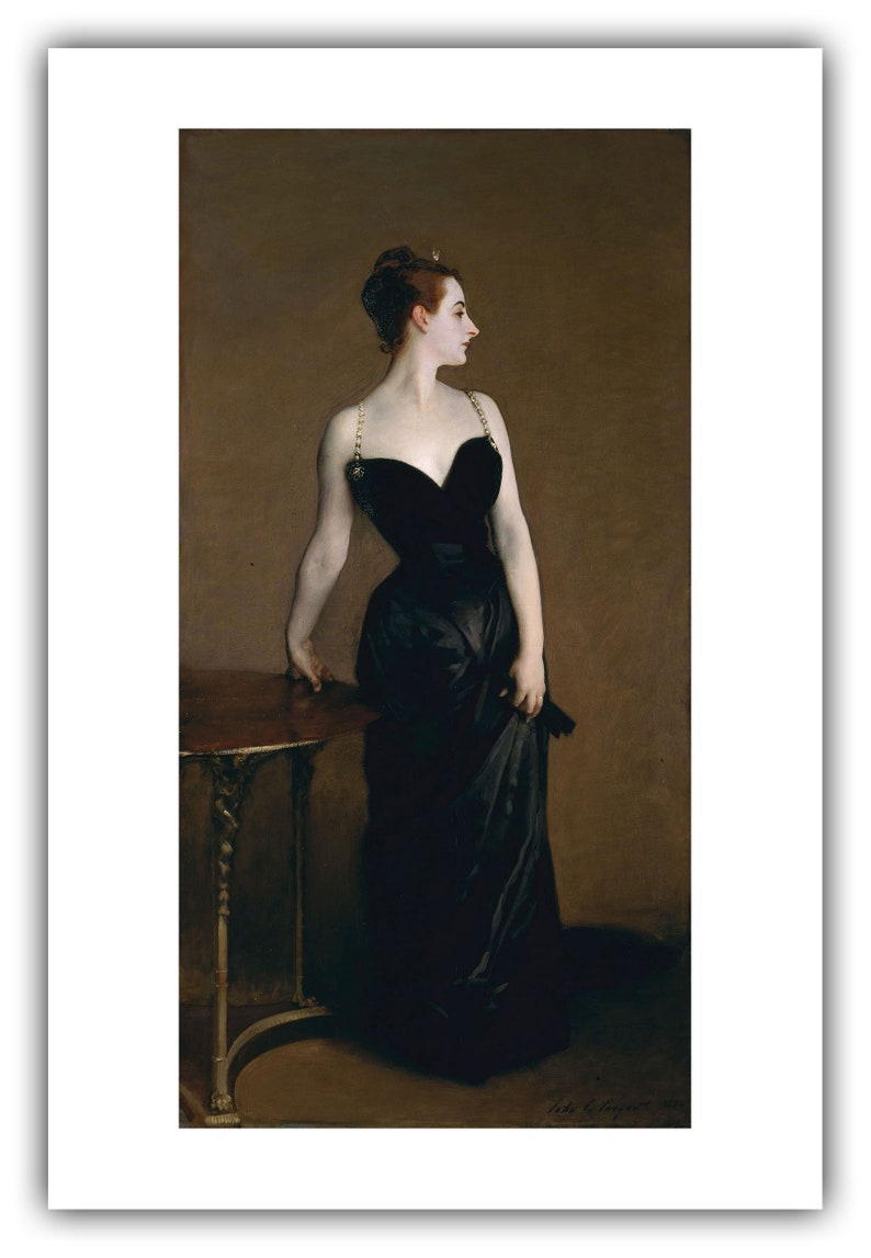 John Singer Sargent : Portrait of Madame X Madame Pierre Gautreau 1884 Giclee Fine Art Print image 8