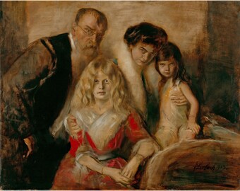 Franz von Lenbach : Family von Lenbach (1903) - Giclee Fine Art Print