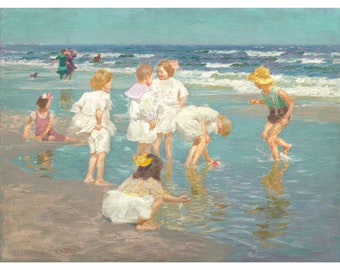 Edward Henry Potthast : A Holiday (c. 1915) - Giclee Fine Art Print