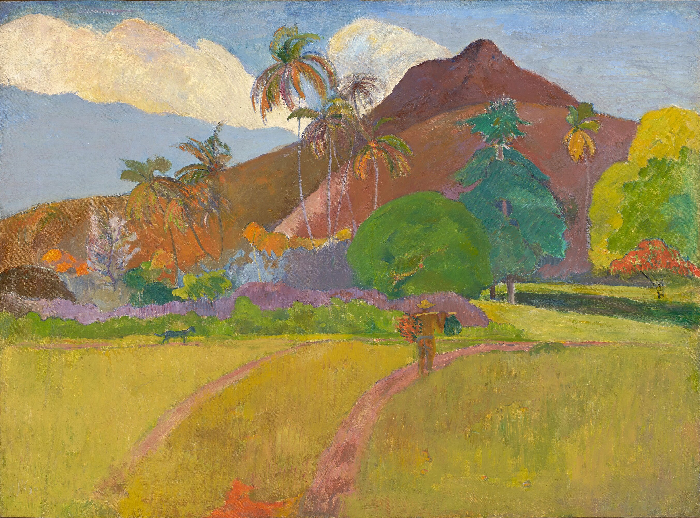 ポール・ゴーギャン：タヒチの風景（1891） - ジクレー版画