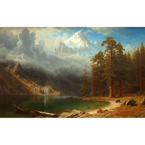 Albert Bierstadt : Mount Corcoran (c. 1876-1877) - Giclee Fine Art Print