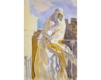 John Singer Sargent : Arab Woman (1905-1906) - Giclee Fine Art Print