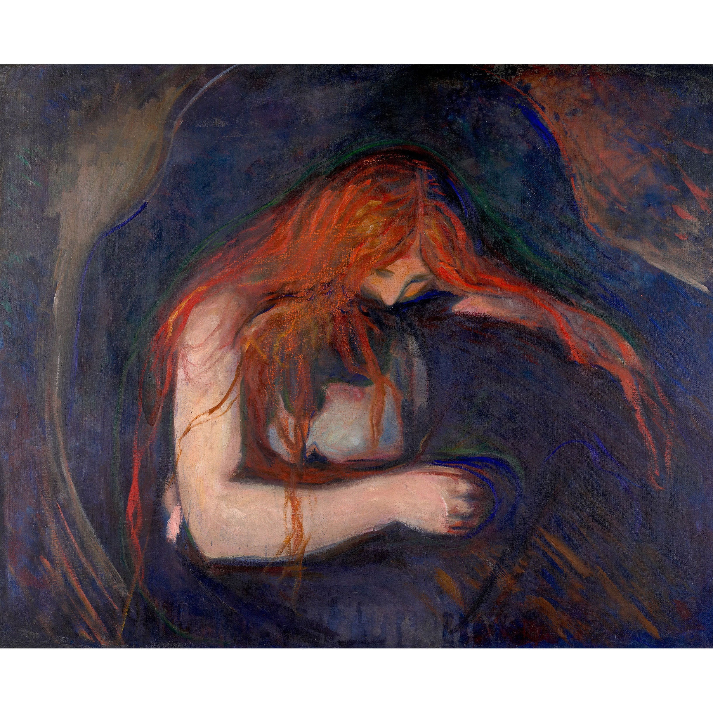 EDVARD MUNCH、エドヴァルド・ムンク、【Vampyr】 美術品
