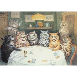 Louis Wain : The After Dinner Speaker (undated) - Giclee Fine Art Print