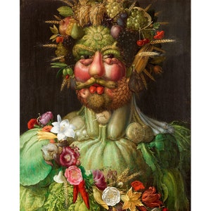 Giuseppe Arcimboldo : Rudolf II as Vertumnus Giclee Fine Art Print image 1