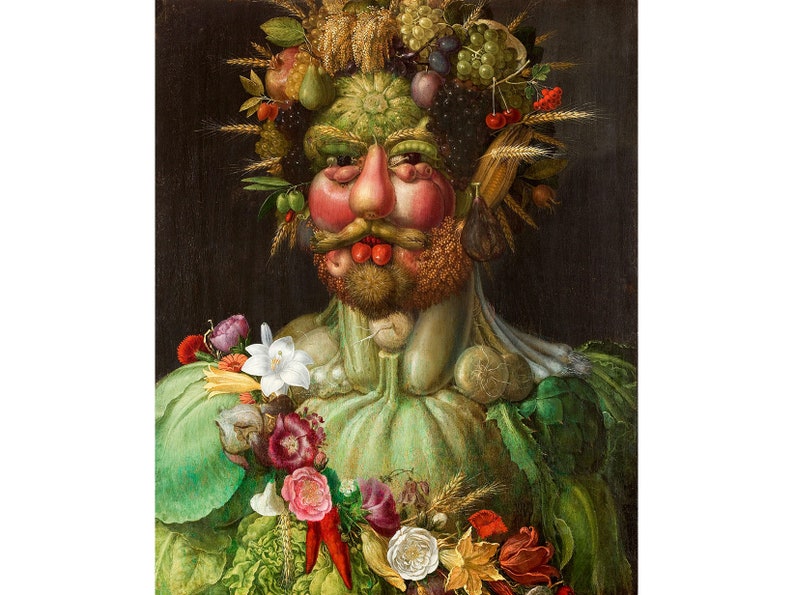 Giuseppe Arcimboldo : Rudolf II as Vertumnus Giclee Fine Art Print image 1