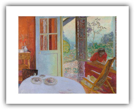 ピエール・ボナール：田舎の食堂（1913年） - ジクレー版画 - Etsy 日本
