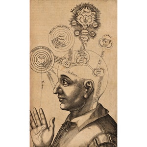 ロバート・フラッド：霊的精神（1617年） - ジクレー版画