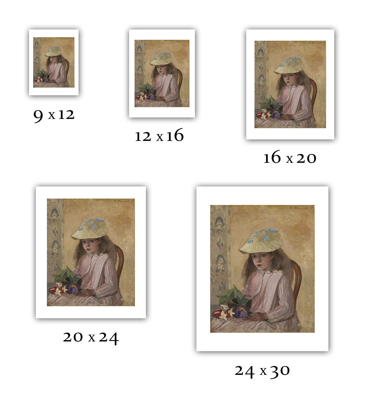 Camille Pissarro Portrait Of The Artist S Daughter Etsy 日本