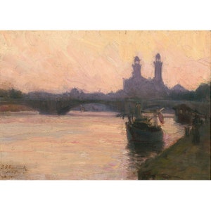 Henry Ossawa Tanner : El Sena (c. 1902) - Impresión de Bellas Artes Giclee