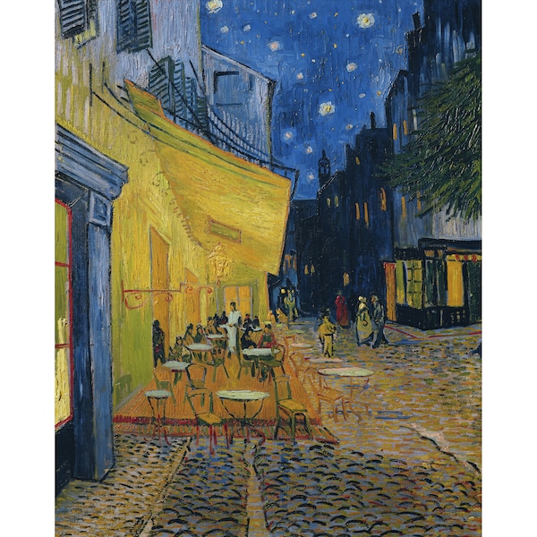 Vincent van Gogh : Café Terrace, Place du Forum, Arles (1888) - Giclee Fine Art Print