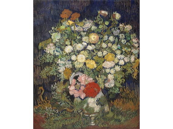 フィンセント・ファン・ゴッホ：花瓶に入った花束（1890年