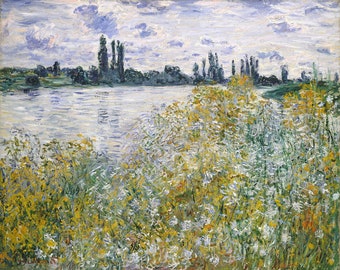 Claude Monet : Ile aux Fleurs near Vetheuil (1880) - Giclee Fine Art Print