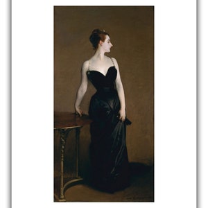 John Singer Sargent : Portrait of Madame X Madame Pierre Gautreau 1884 Giclee Fine Art Print 16 x 20 inches