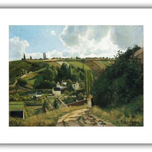 Camille Pissarro: Jalais Hill, Pontoise 1867Giclee Fine Art Print 20 x 24 inches