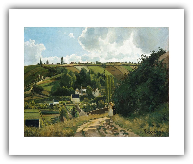 Camille Pissarro: Jalais Hill, Pontoise 1867Giclee Fine Art Print 20 x 24 inches