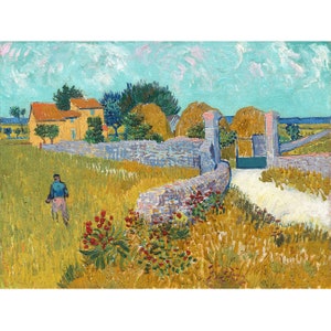 Vincent van Gogh : Farmhouse in Provence (1888) - Giclee Fine Art Print