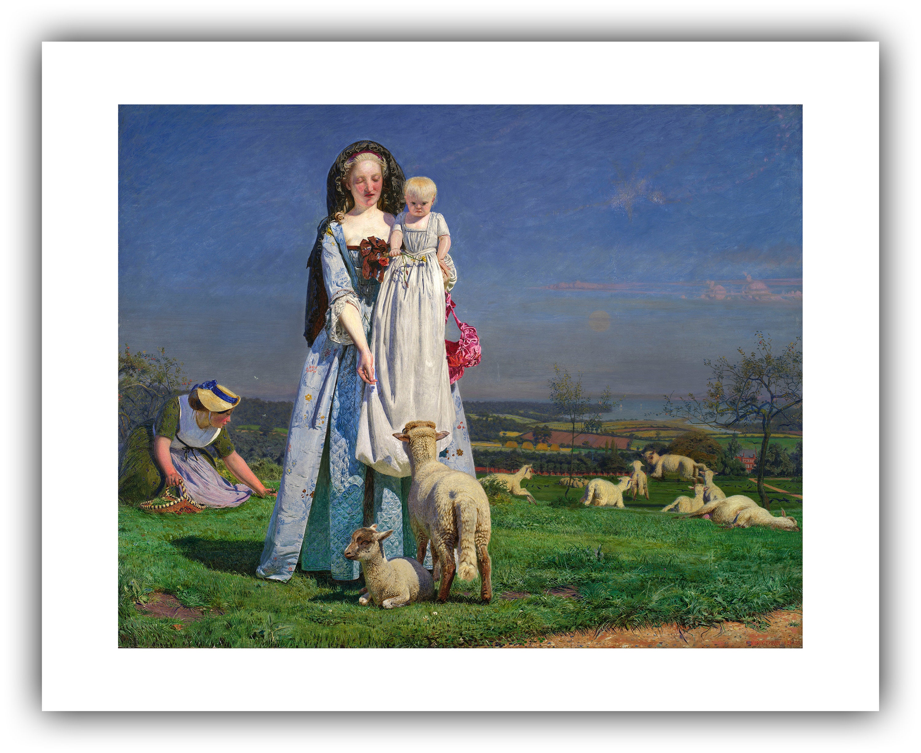 Ford Madox Brown Pretty Baa Lambs 1851 1859 Etsy