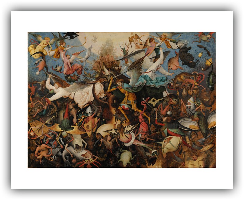 Pieter Brueghel the Elder : the Fall of the Rebel Angels (1562 ...