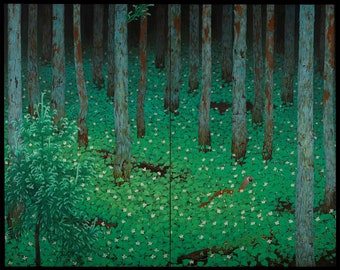 Katayama Bokuyo : Mori (Forest) (1928) - Giclee Fine Art Print