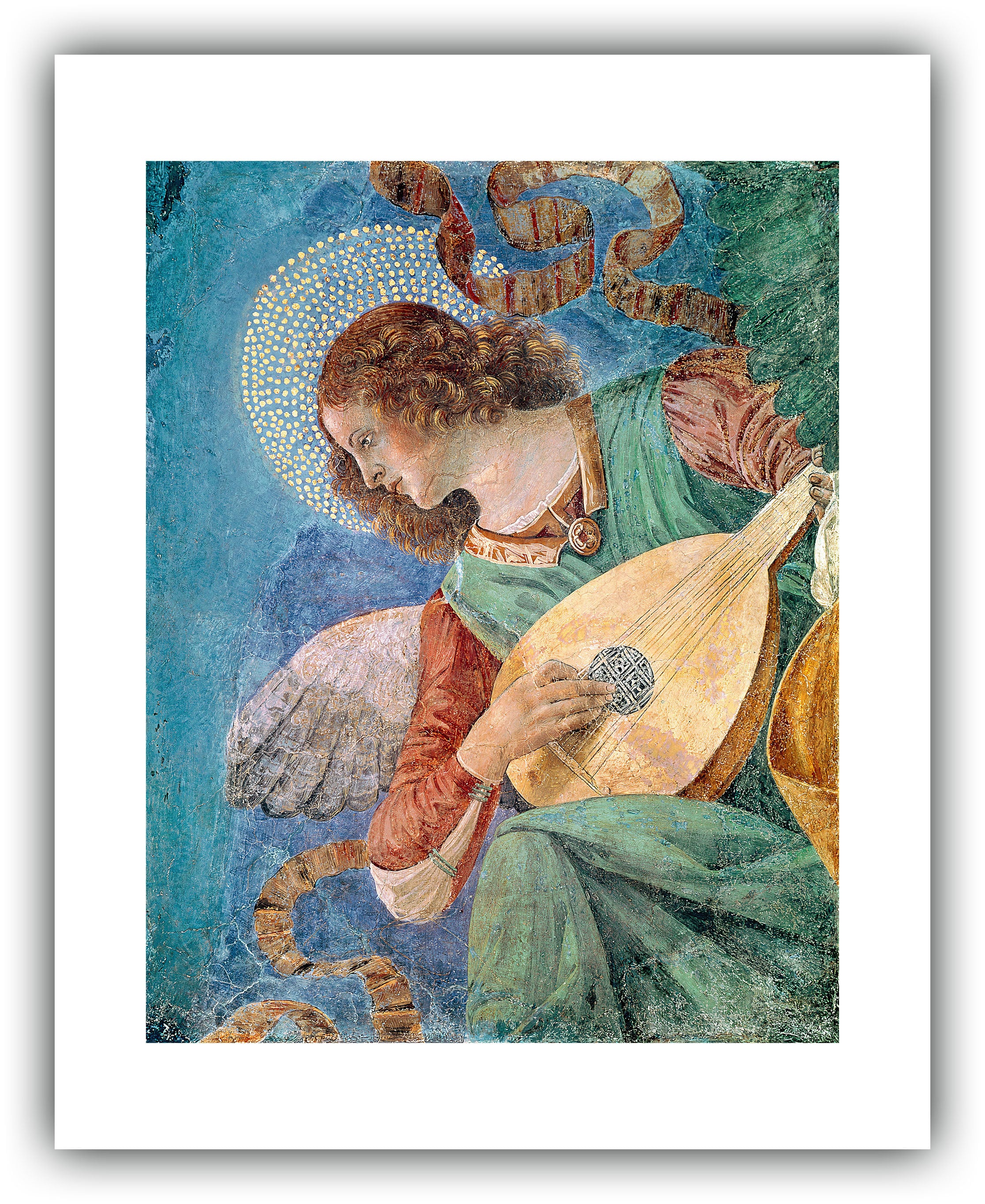 Melozzo Da Forli : Angel Musician (1400s) - Giclee Fine Art Print