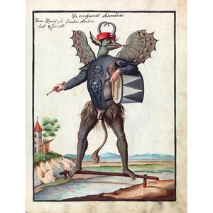 Occult Art : Asmodeus Compendium Rarissimum, c. 1792 Giclee Fine Art Print image 1