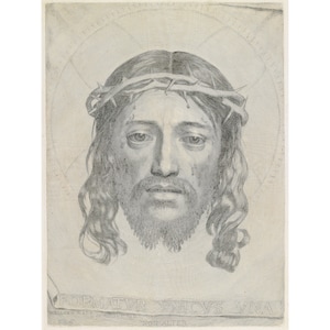 Claude Mellan : The Sudarium of Saint Veronica (1649) - Giclee Fine Art Print