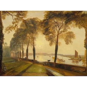 J.M.W. Turner : Mortlake Terrace (1827) - Giclee Fine Art Print