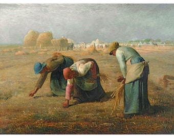 Jean-francois Millet : the Gleaners (1857) - Giclee Fine Art Print