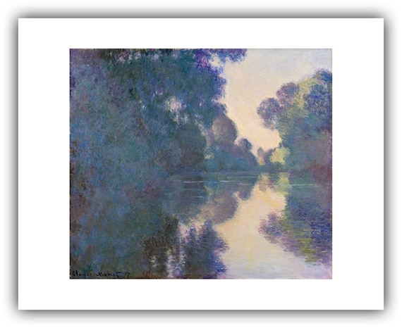 Claude Monet 【セーヌ川の朝】　ジクレー版画 Claude Monet 【セーヌ川の朝】 ジクレー版画 ファイル:Claude