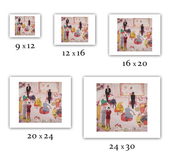 Spring Sale at Bendel/'s by Florine Stettheimer Giclee Canvas Print Repro