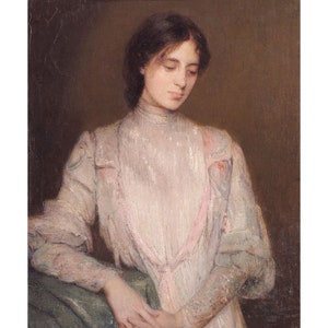 Julian Alden Weir : A Gentlewoman (1906) - Giclee Fine Art Print