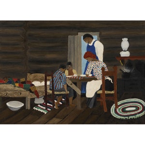 Horace Pippin : Giving Thanks (1942) - Giclee Fine Art Print