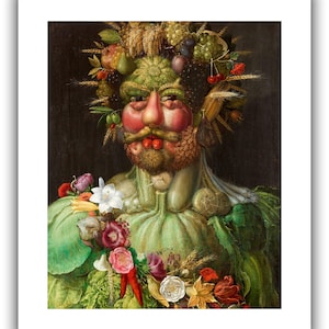 Giuseppe Arcimboldo : Rudolf II as Vertumnus Giclee Fine Art Print image 7