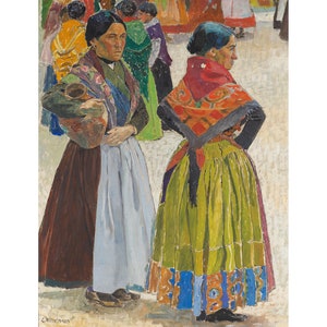 Carl Wilhelmson : Spanish Women (1910) - Giclee Fine Art Print