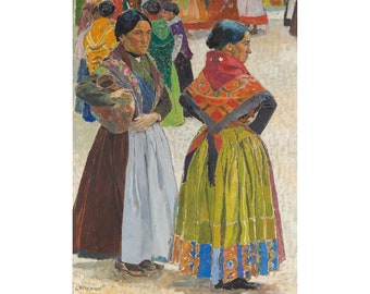 Carl Wilhelmson : Spanish Women (1910) - Giclee Fine Art Print