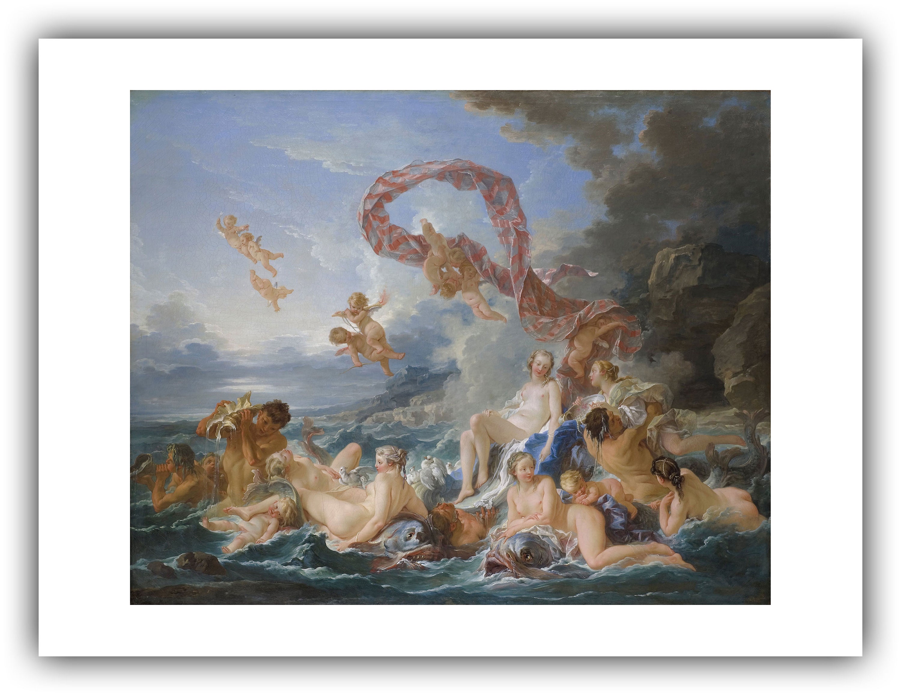 フランソワ・ブーシェ：ヴィーナスの勝利（1740年） - ジクレー