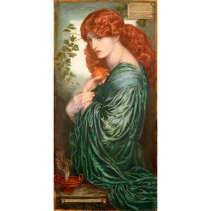 Dante Gabriel Rossetti : Proserpine Persephone 1882 Giclee Fine Art Print image 1