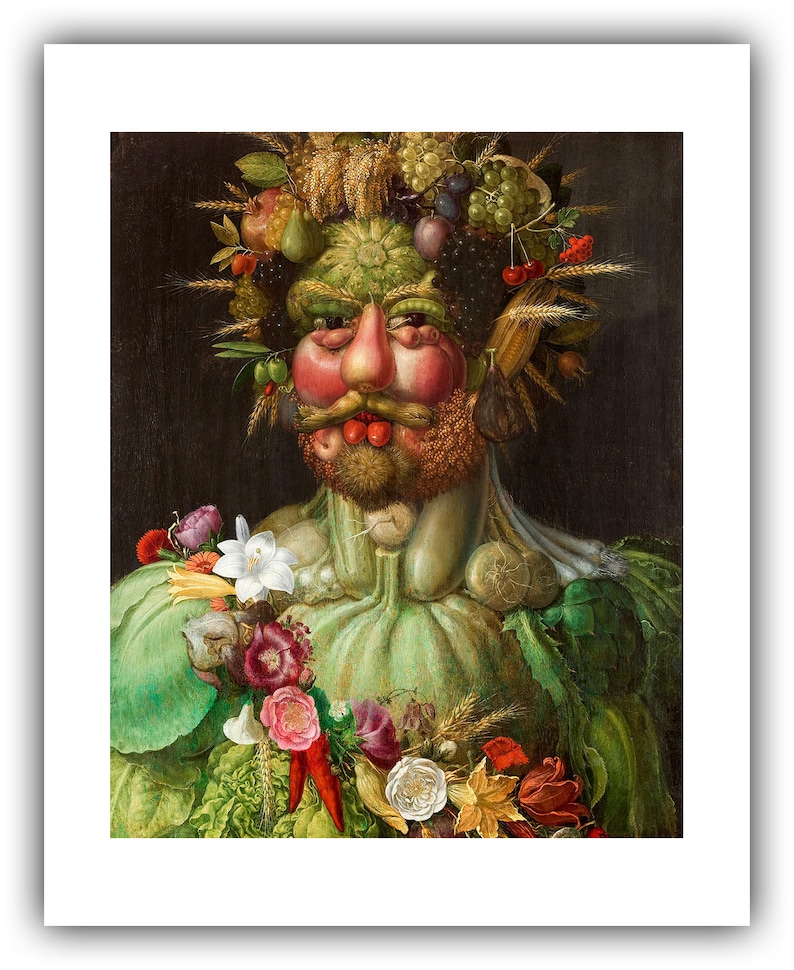 Giuseppe Arcimboldo : Rudolf II as Vertumnus Giclee Fine Art Print image 6