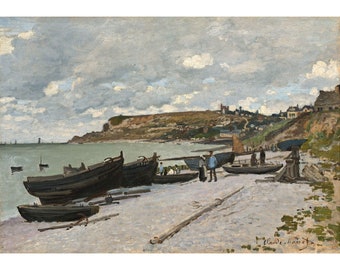 Claude Monet : Sainte-Adresse (1867) - Giclee Fine Art Print
