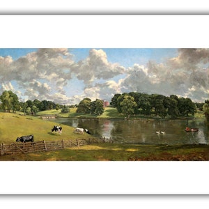 John Constable : Wivenhoe Park, Essex 1816 Giclee Fine Art Print 9 x 12 inches
