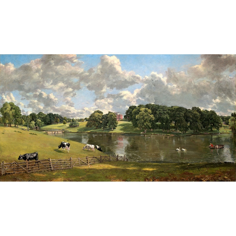John Constable : Wivenhoe Park, Essex 1816 Giclee Fine Art Print image 1