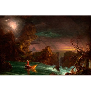 Thomas Cole : The Voyage of Life III - Manhood (1842) - Giclee Fine Art Print