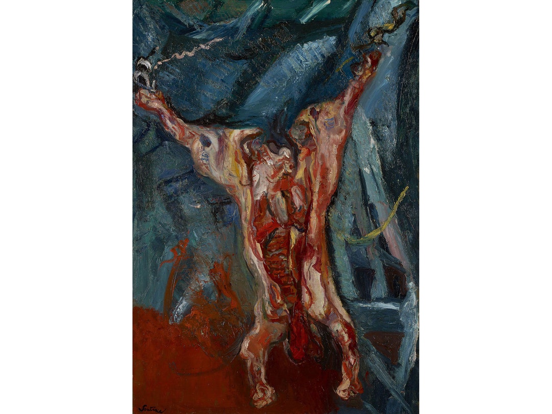 シャイム・スーティン：牛の死体（1925年） - ジクレー版画 - Etsy 日本