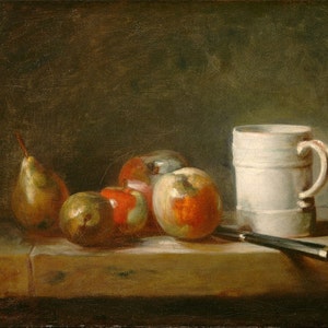 Jean Simeon Chardin : Still Life with a White Mug c. 1764 Giclee Fine Art Print image 3