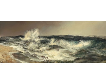 Thomas Moran : The Much Resounding Sea (1884) - Giclee Fine Art Print